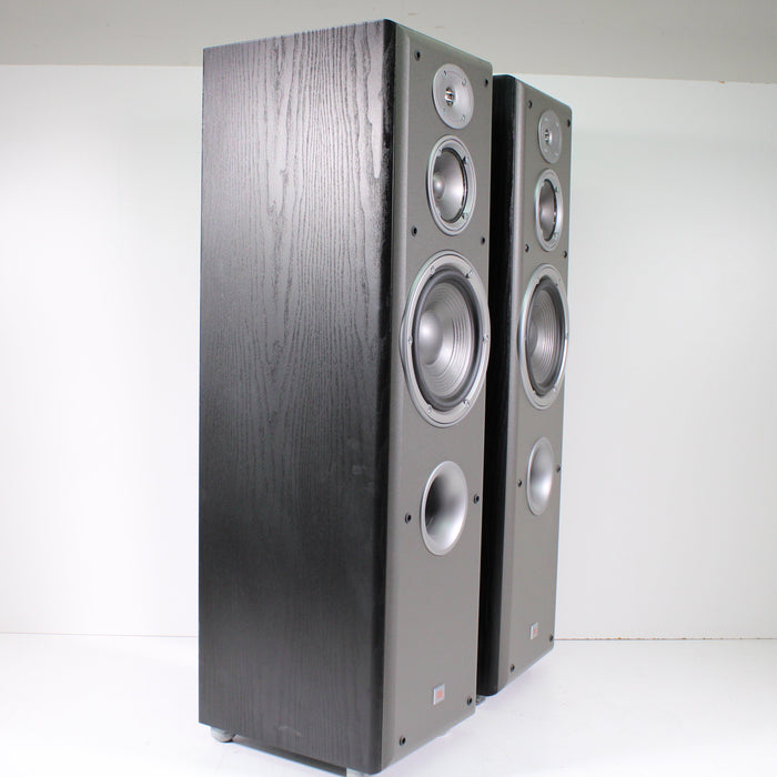 JBL E60 Northridge E Series Floorstanding Speaker Pair Black-Speakers-SpenCertified-vintage-refurbished-electronics