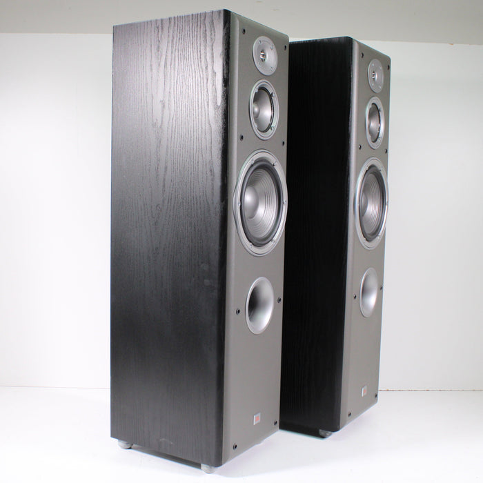 JBL E60 Northridge E Series Floorstanding Speaker Pair Black-Speakers-SpenCertified-vintage-refurbished-electronics