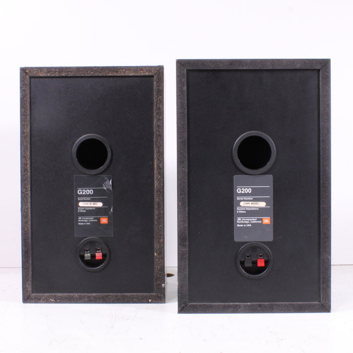 JBL G200 2-Way Bookshelf Speaker Pair-Speakers-SpenCertified-vintage-refurbished-electronics