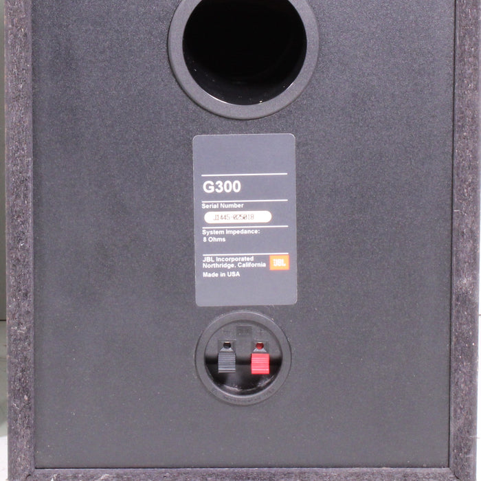 JBL G300 Bookshelf Speakers Pair 2-Way Bass Reflex Vintage-Speakers-SpenCertified-vintage-refurbished-electronics