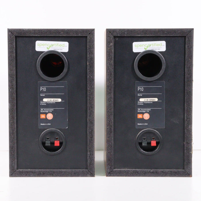 JBL P10 2-Way Bookshelf Speaker Pair (NO TWEETER SOUND)-Speakers-SpenCertified-vintage-refurbished-electronics