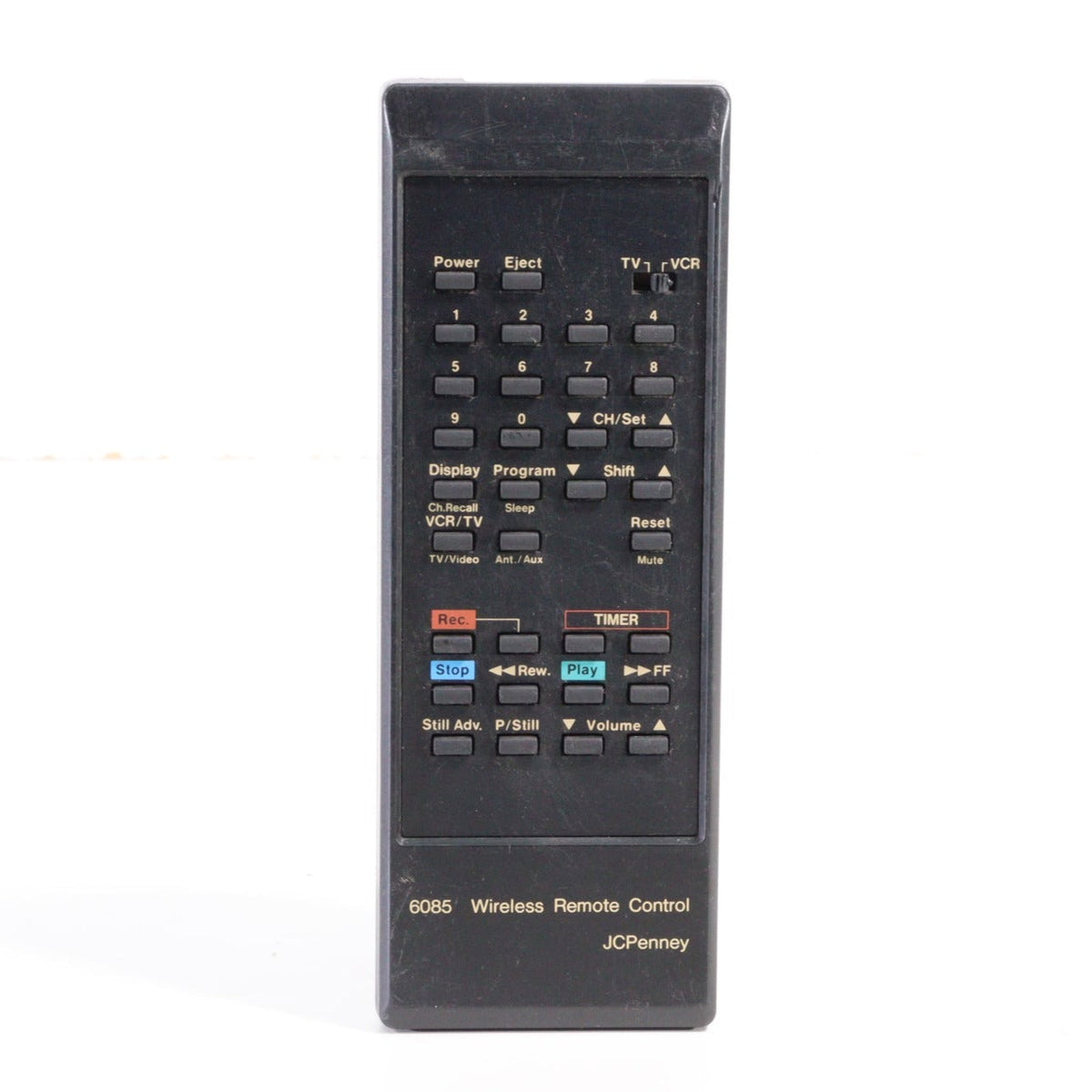 JCPenney 6085 Wireless Remote Control for TV VCR — SpenCertified