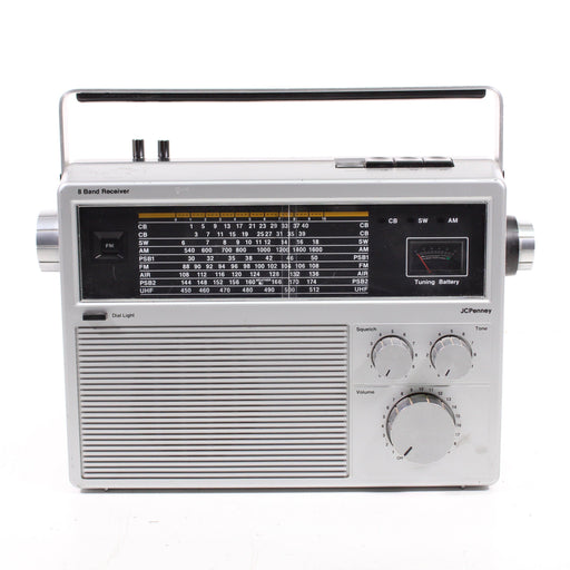 JCPenney 680-1987 Portable 8-Band Receiver CB SW AM PSB FM AIR UHF Radio-Radios-SpenCertified-vintage-refurbished-electronics