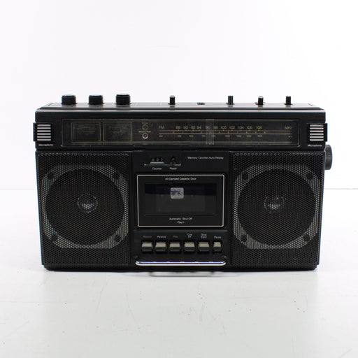 JCPenney 681-3882 Portable Boombox AM FM Radio Cassette Player-Radios-SpenCertified-vintage-refurbished-electronics