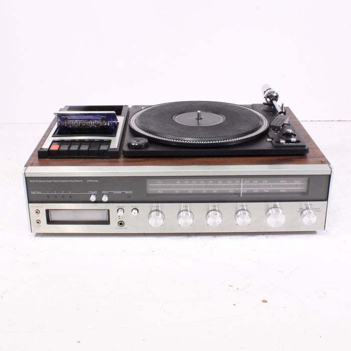 JCPenney 683-1770 AM/FM Stereo Receiver with Turntable, Cassette, and 8-Track Recorder (AS-IS)-Turntables & Record Players-SpenCertified-vintage-refurbished-electronics