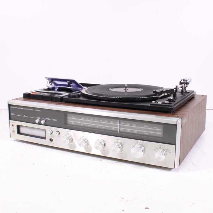 JCPenney 683-1770 AM/FM Stereo Receiver with Turntable, Cassette, and 8-Track Recorder (AS-IS)-Turntables & Record Players-SpenCertified-vintage-refurbished-electronics