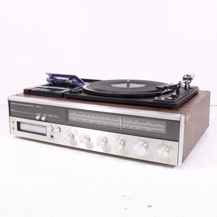 JCPenney 683-1770 AM/FM Stereo Receiver with Turntable, Cassette, and 8-Track Recorder (AS-IS)-Turntables & Record Players-SpenCertified-vintage-refurbished-electronics