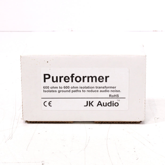 JK Audio Pureformer 600 Ohm Stereo Isolation Transformer with Original Box-Electronics Accessories-SpenCertified-vintage-refurbished-electronics