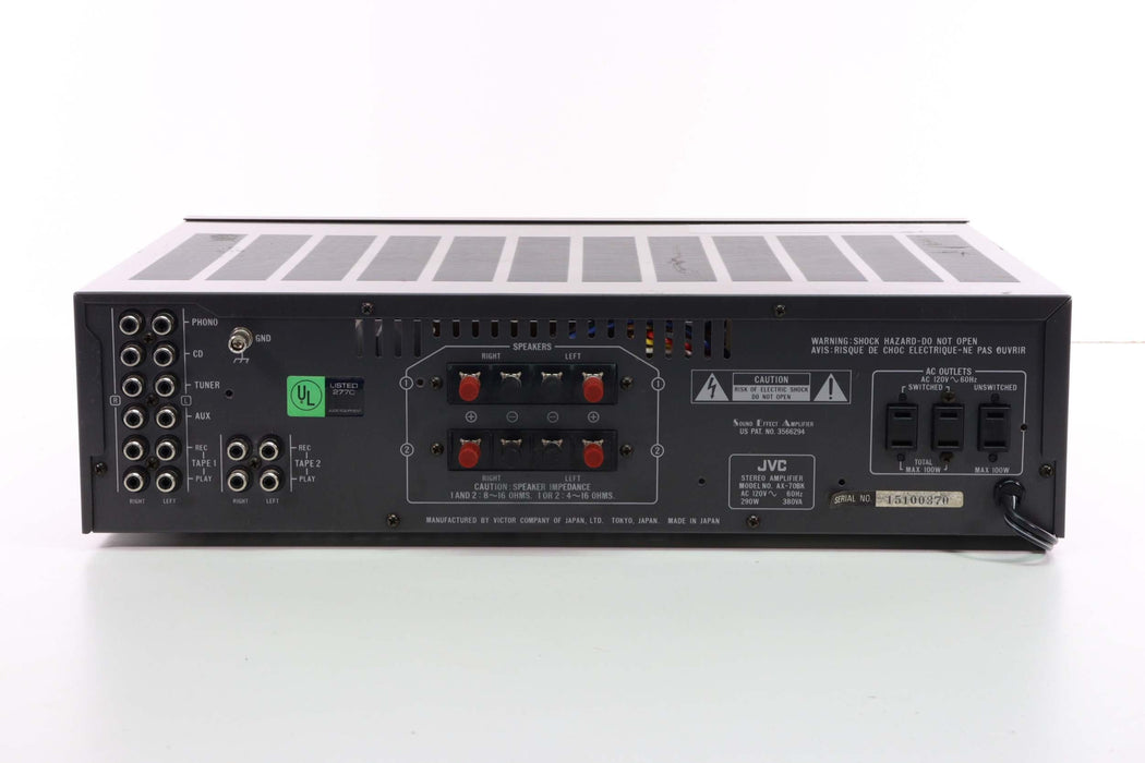 JVC AX-70 Stereo Integrated Amplifier-Audio & Video Receivers-SpenCertified-vintage-refurbished-electronics