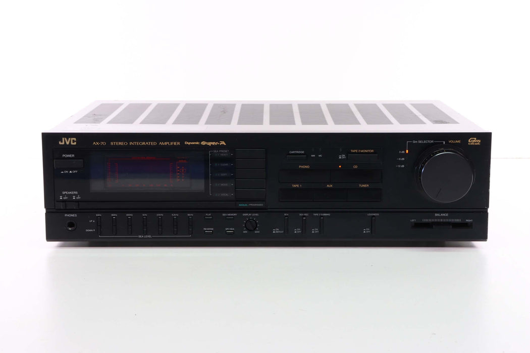 JVC AX-70 Stereo Integrated Amplifier-Audio & Video Receivers-SpenCertified-vintage-refurbished-electronics