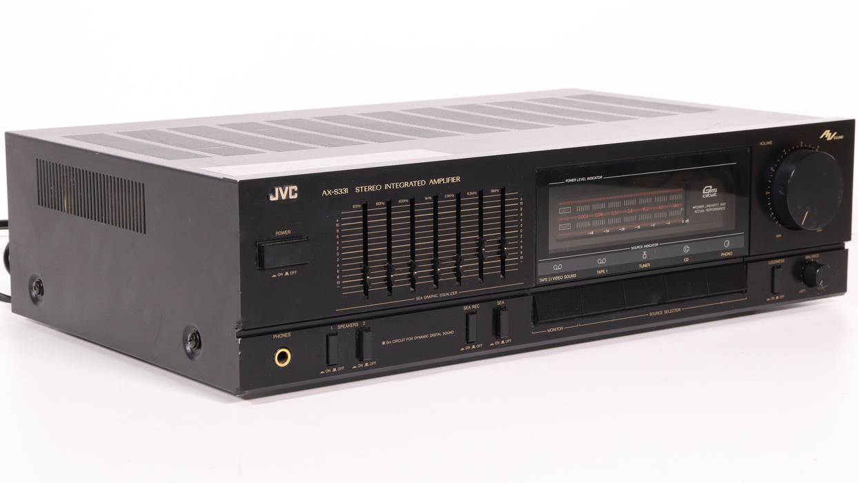 Jvc Ax R551 JVC AX-S331 Stereo Integrated Amplifier (NO REMOTE) — SpenCertified