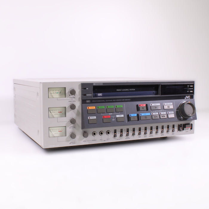JVC BR-8600U S-VHS Editing VCR w/ RM-86U Controller Pro Deck Bundle (RARE)-VCRs-SpenCertified-vintage-refurbished-electronics
