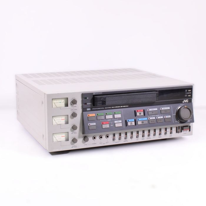 JVC BR-8600U S-VHS Editing VCR w/ RM-86U Controller Pro Deck Bundle (RARE)-VCRs-SpenCertified-vintage-refurbished-electronics