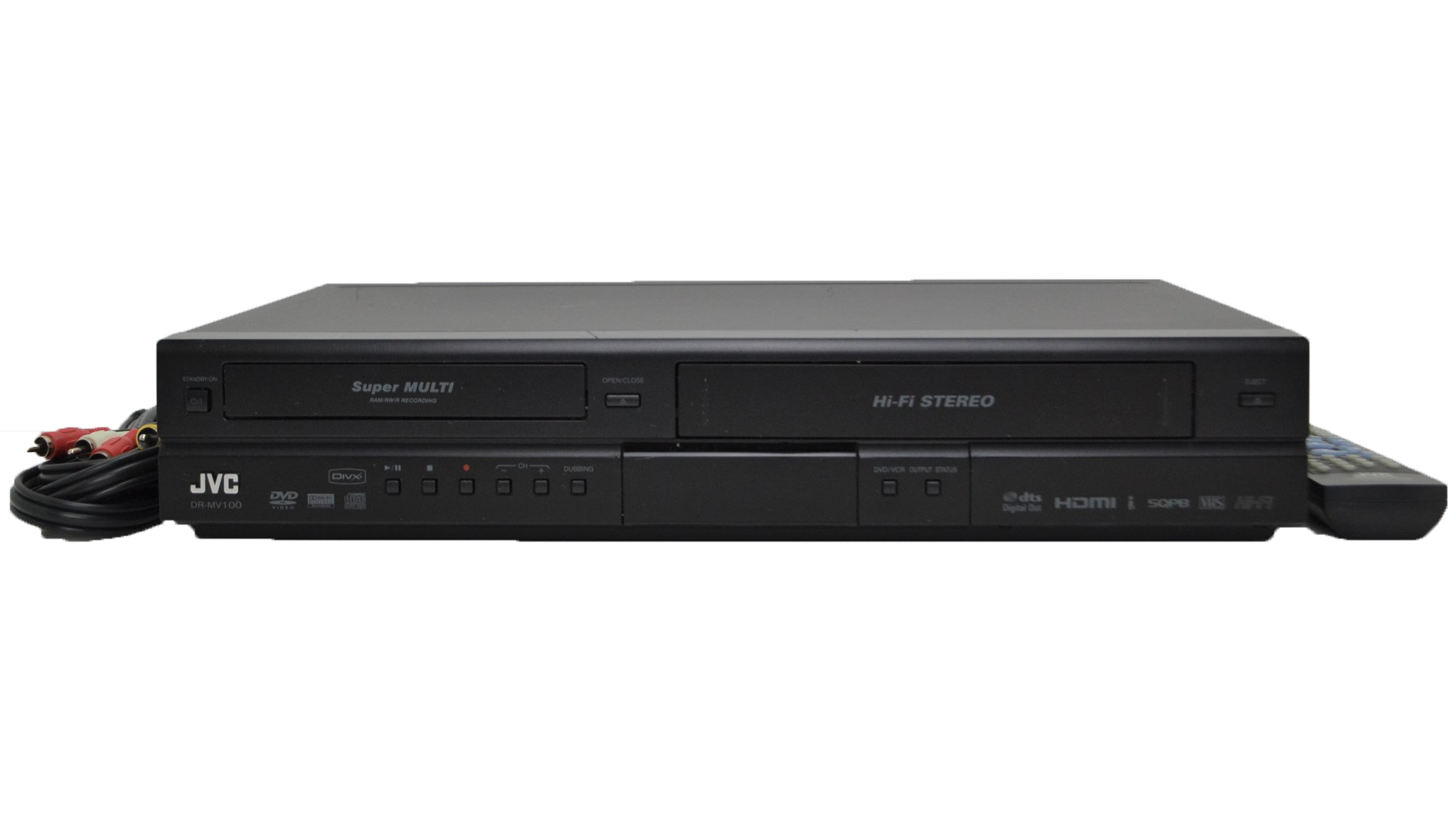 JVC DR-MV150 VHS to DVD Combo Recorder 2 Way Dubbing with 1080p Upconv ...