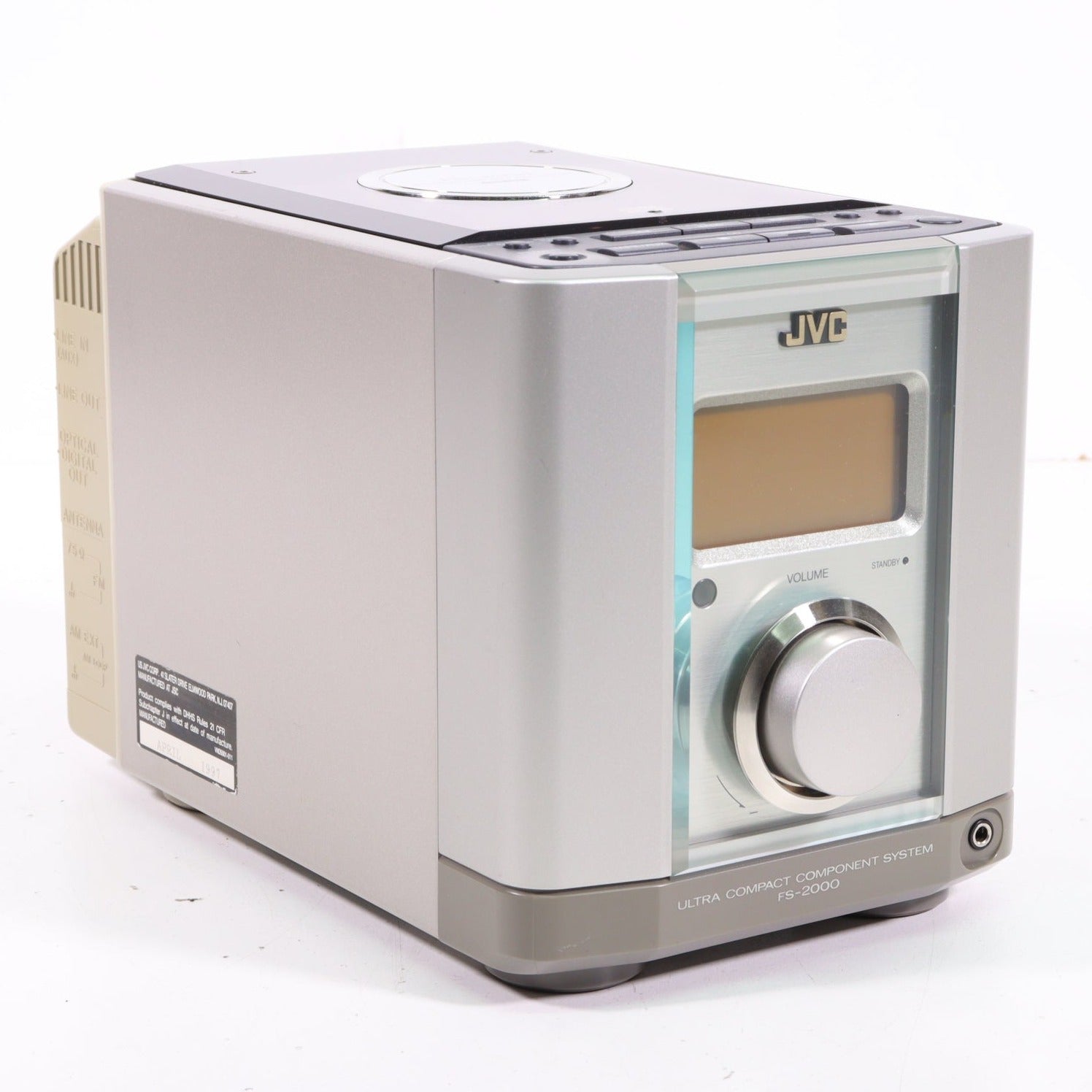 JVC FS2000 Ultra Compact Component System (NO SPEAKERS INCLUDED)