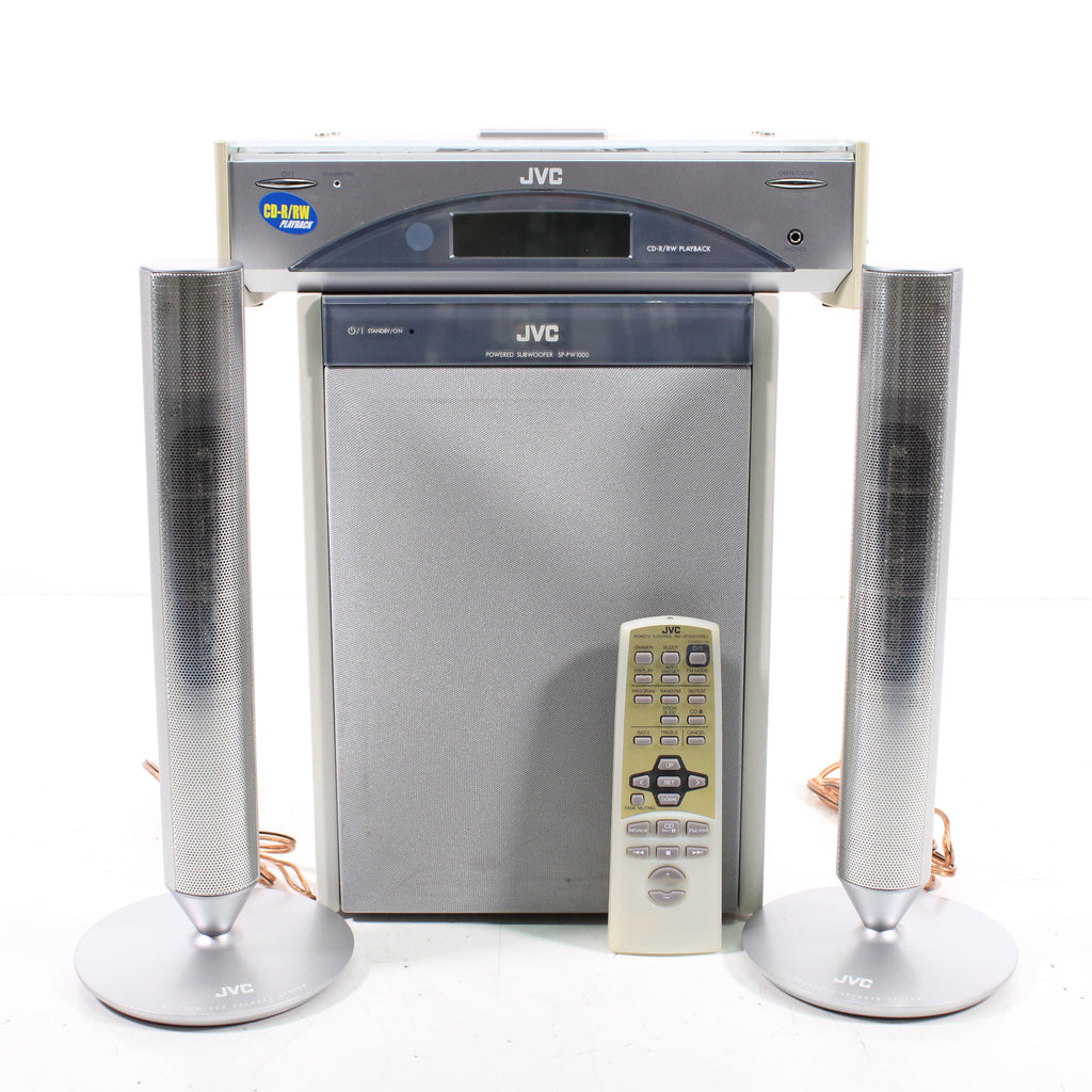 JVC FS-SD1000 Compact Component System (CD Player Radio, Subwoofer, an
