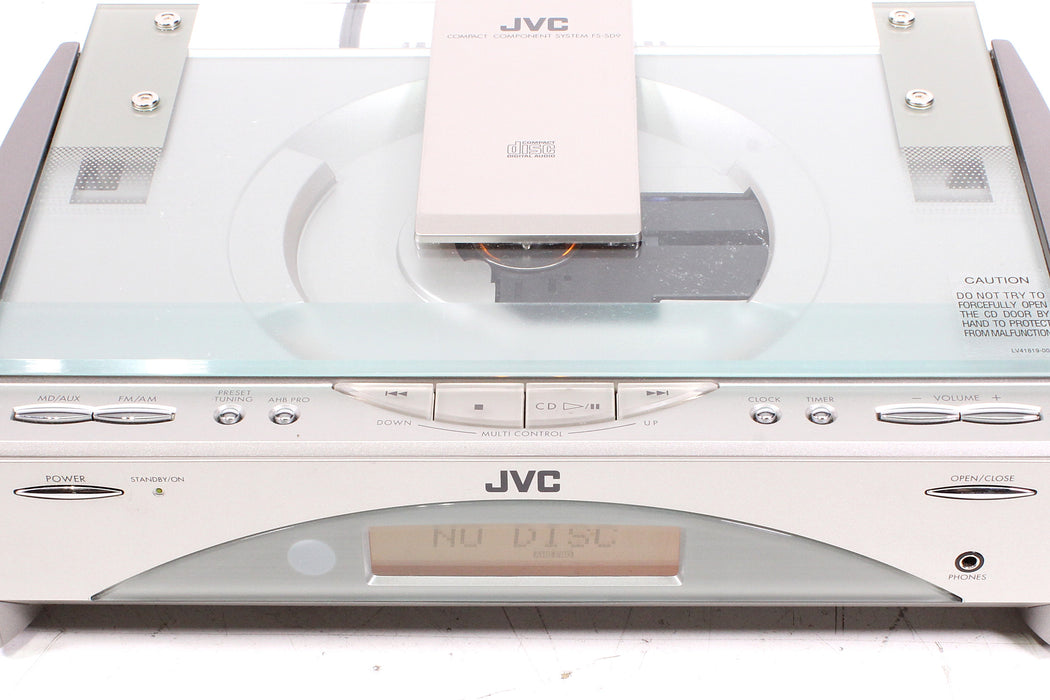 JVC FS-SD9 Micro Compact Component System CD Player Radio (NO SPEAKERS)-Audio Components-SpenCertified-vintage-refurbished-electronics