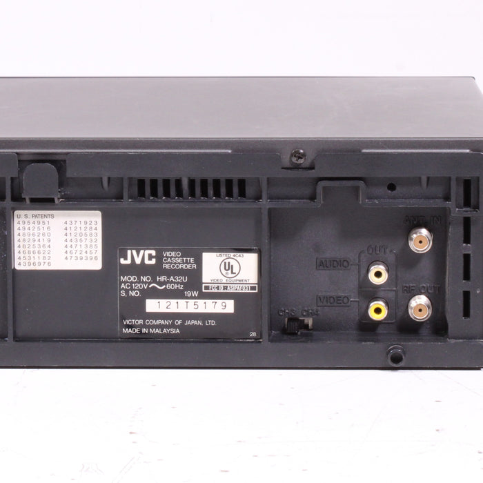 JVC HR-A32U VHS VCR 4-Head Hi-Fi Stereo Player Recorder-VCRs-SpenCertified-vintage-refurbished-electronics