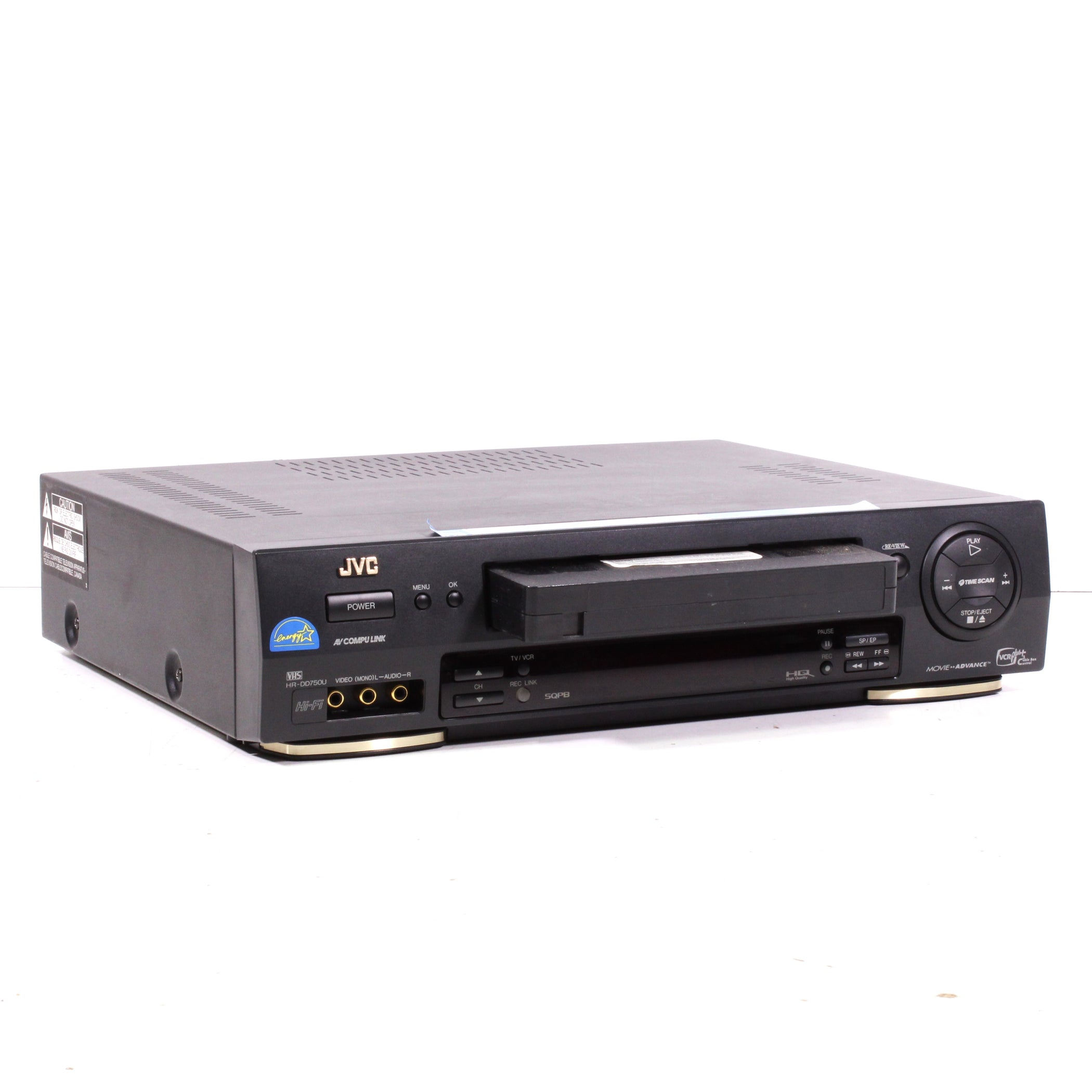 JVC HR-DD750U VHS VCR | 4-Head Hi-Fi Stereo, Refurbished — SpenCertified