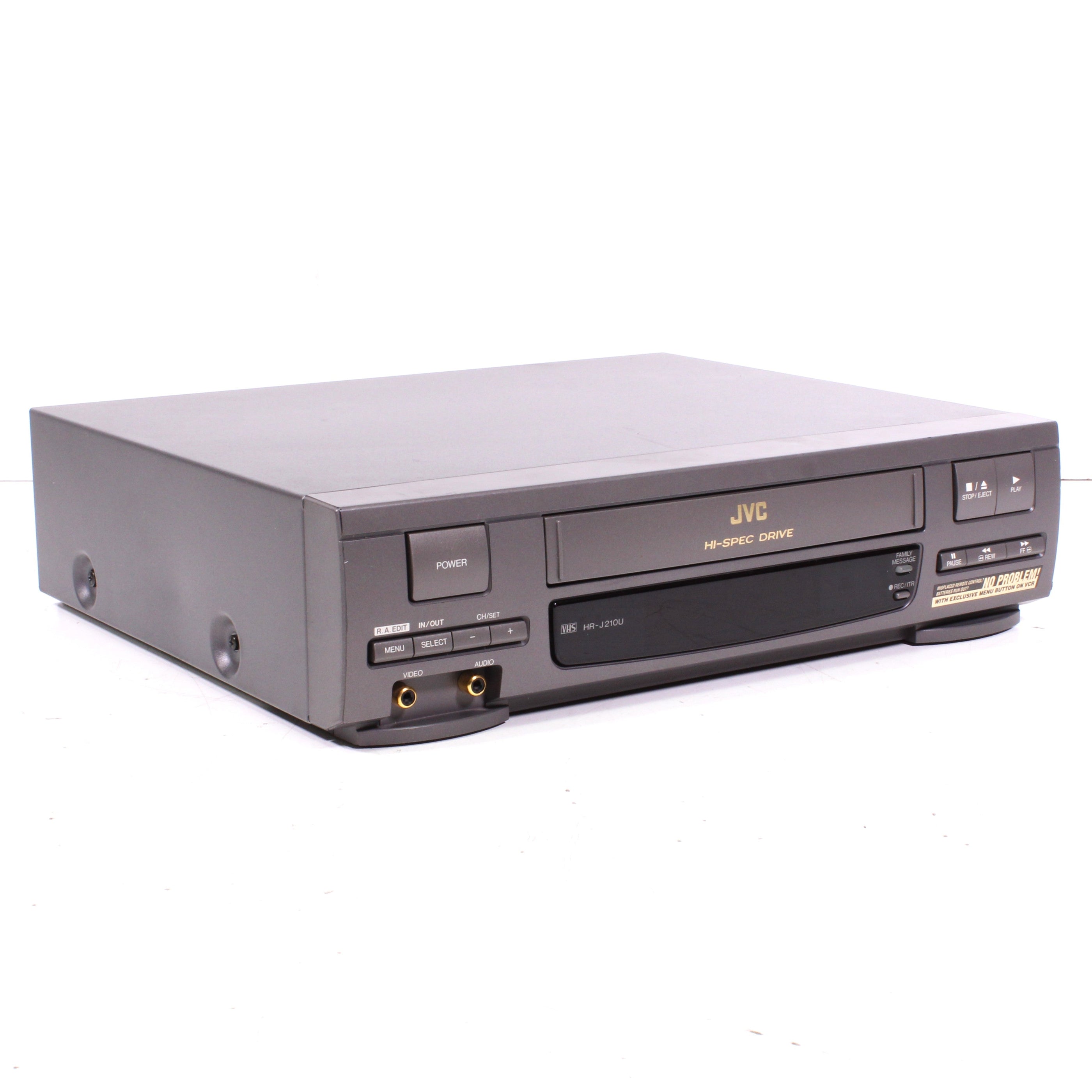 JVC HR-J210U Hi-Spec Drive VCR Video Cassette Recorder — SpenCertified