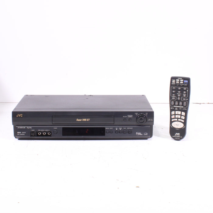 JVC HR-S3902U SVHS VCR Player and Recorder With S-Video-VCRs-SpenCertified-vintage-refurbished-electronics