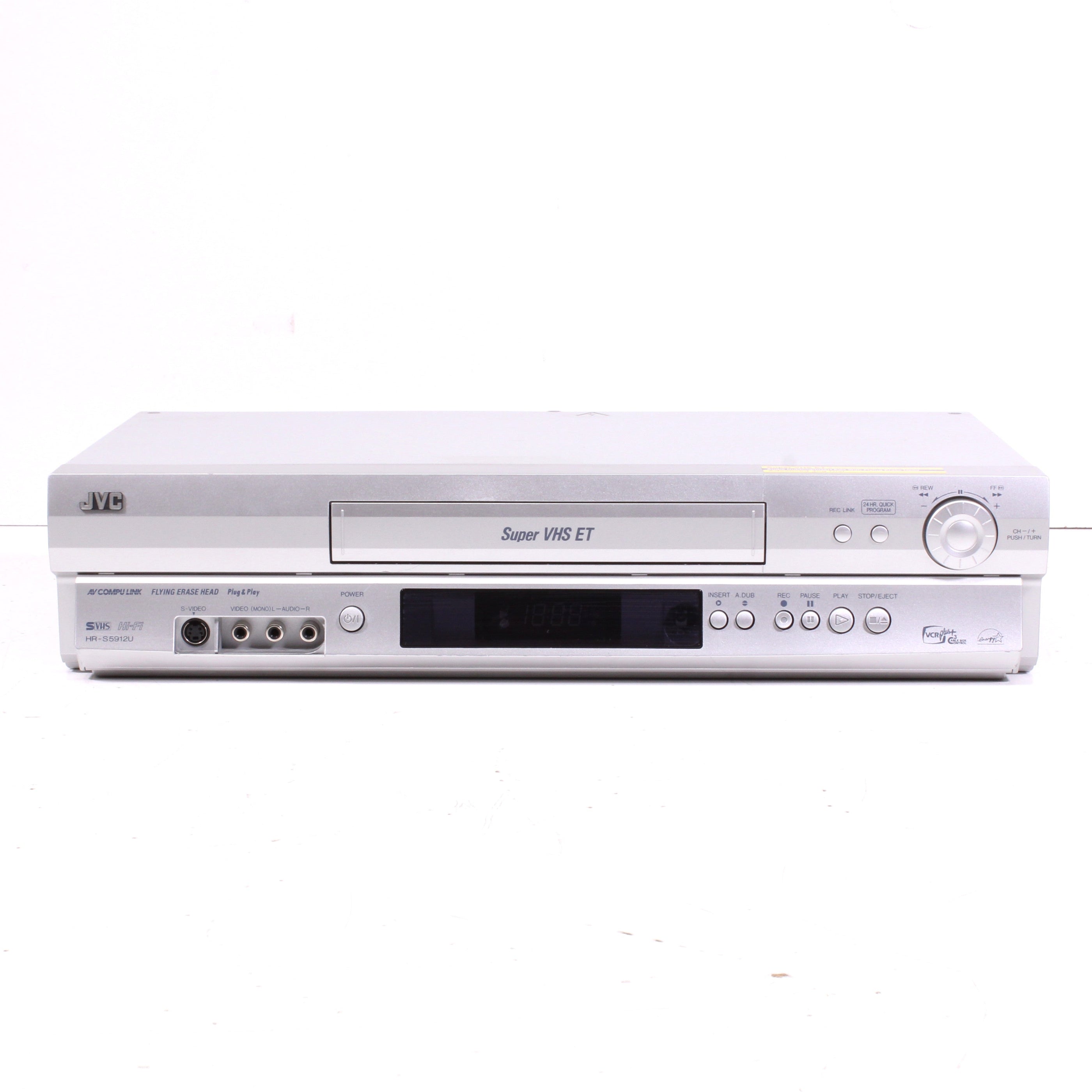 JVC HR-S5912U S-VHS VCR VHS Player and Recorder S-Video — SpenCertified