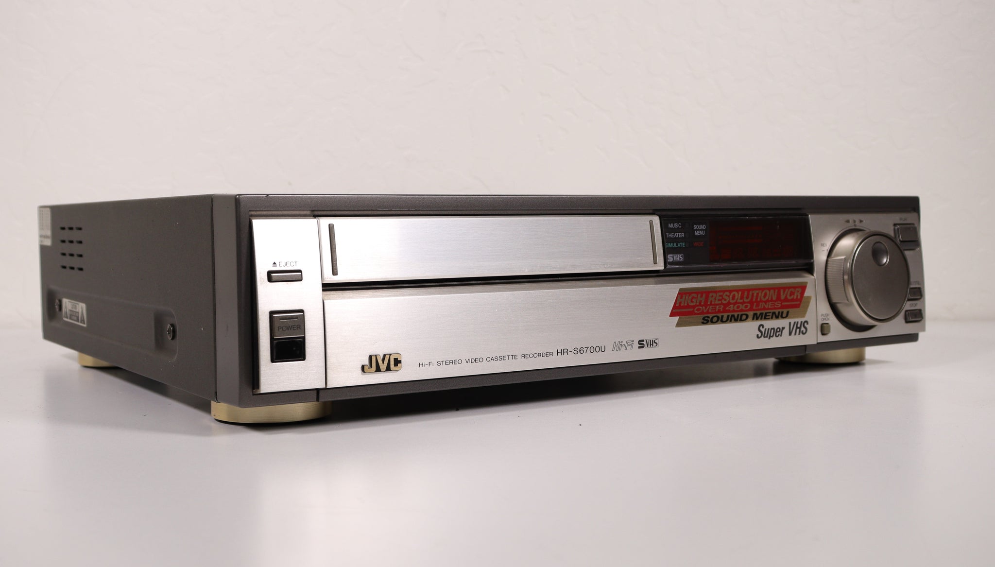 JVC HRS6700U Super Video VCR VHS Player Recorder with High Quality S