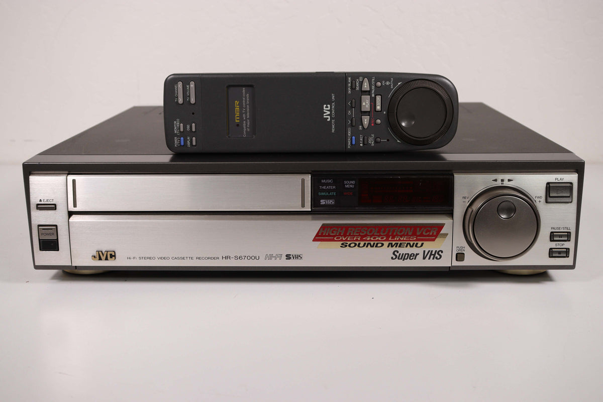 JVC HR-S3500U Super VHS S-VHS ET VCR 4 Head Hi-Fi with Remote | #4703314154 JVC HR-S3500U Super VHS S-VHS ET VCR 4 Head Hi-Fi with Remote | #4703314154