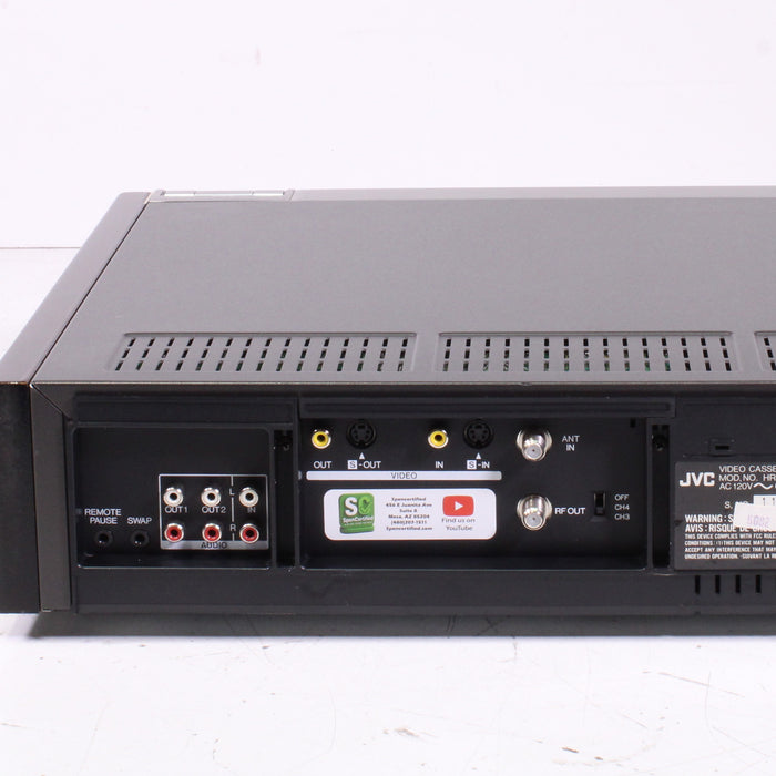JVC HR-SC1000U Super VHS Hi-Fi Stereo VCR 4-Head Editing Deck-VCRs-SpenCertified-vintage-refurbished-electronics