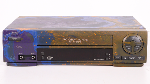 JVC HR-VP48U VCR VHS Player System 4 Head SQPB (Hydro Dipped)-VCRs-SpenCertified-vintage-refurbished-electronics