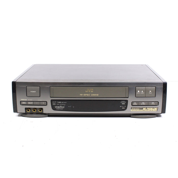 JVC HR-VP612U 4-Head Hi-Fi Stereo VCR VHS Player Hi-Spec Drive-VCRs-SpenCertified-vintage-refurbished-electronics