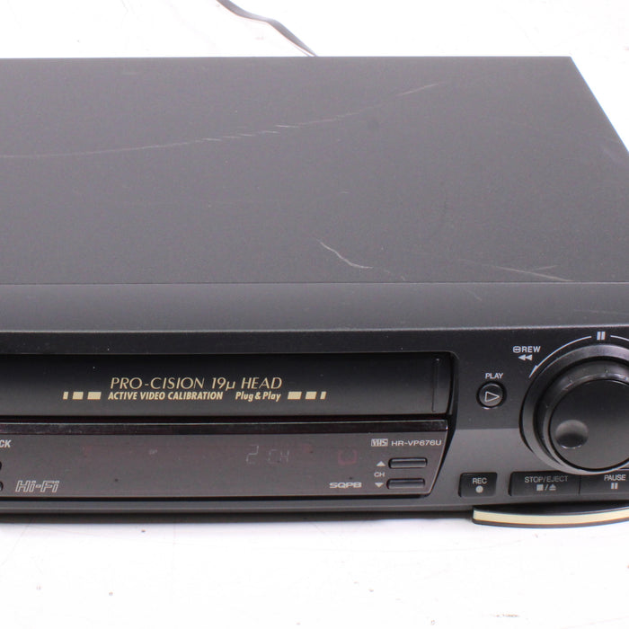 JVC HR-VP676U 4-Head Hi-Fi Stereo Super VHS VCR Recorder-VCRs-SpenCertified-vintage-refurbished-electronics