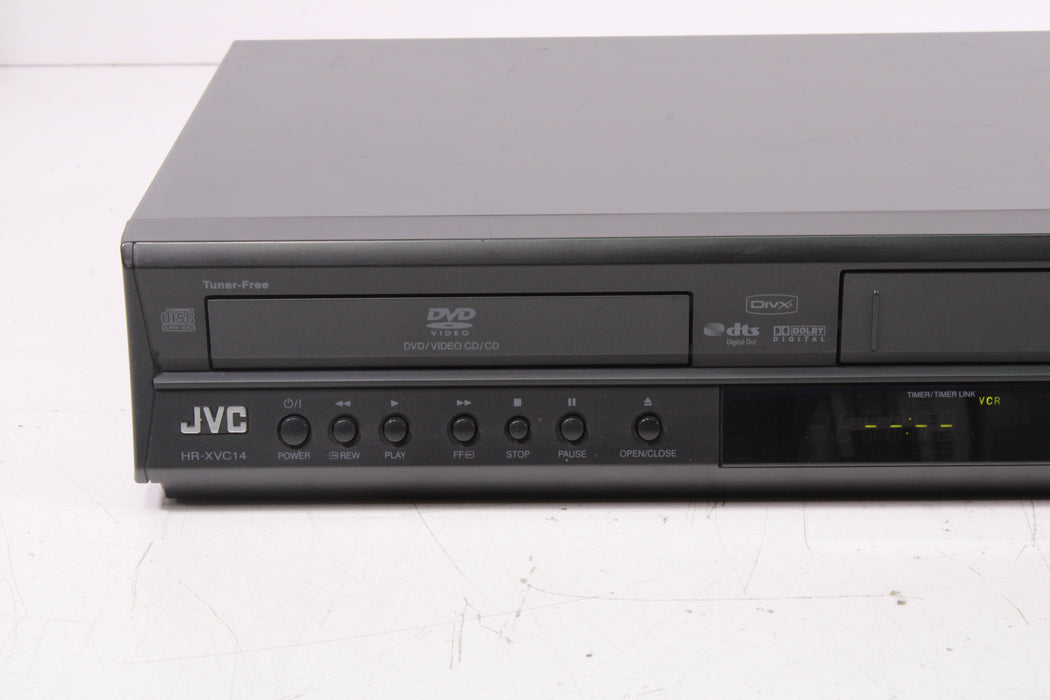 JVC HR-XVC14BU DVD/VCR Combo Player Hi-Fi Stereo (2007)-DVD & Blu-ray Players-SpenCertified-vintage-refurbished-electronics