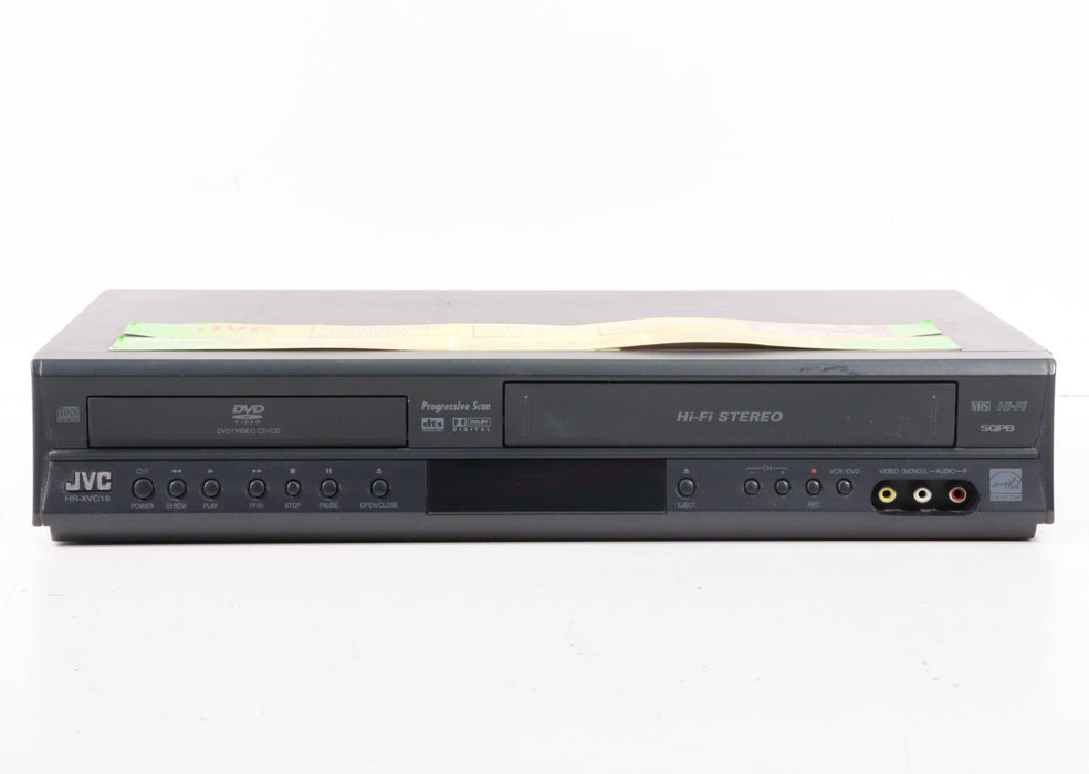 JVC HR-XVC18 DVD VCR Combo Player with Progressive Scan DVD Player-VCRs-SpenCertified-vintage-refurbished-electronics