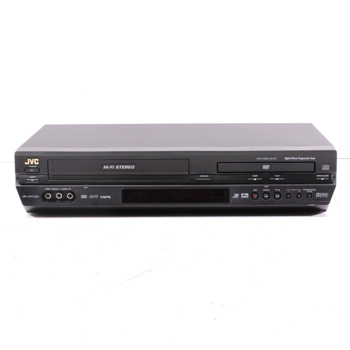 JVC HR-XVC30U DVD VCR Combo Player SVHS Playback (2003)-VCRs-SpenCertified-vintage-refurbished-electronics