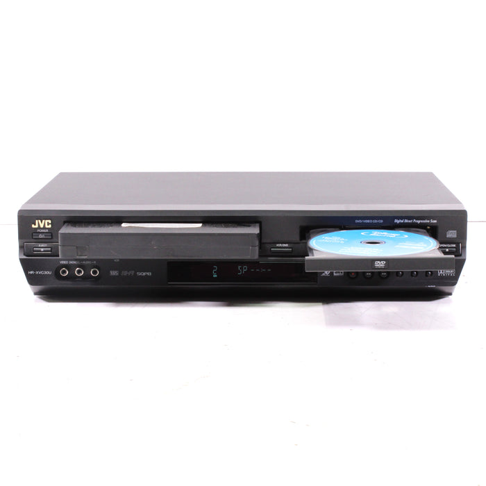 JVC HR-XVC30U DVD VCR Combo Player SVHS Playback (2003)-VCRs-SpenCertified-vintage-refurbished-electronics