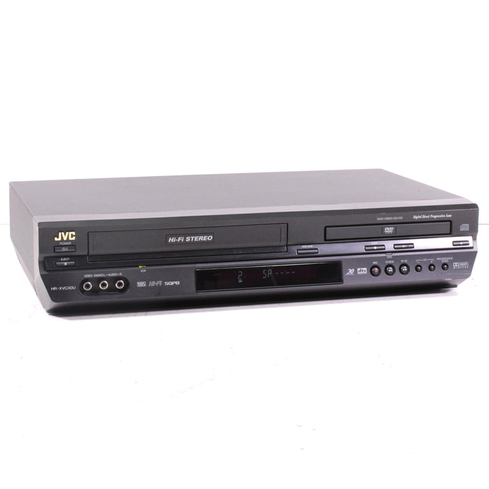 JVC HR-XVC30U DVD VCR Combo Player SVHS Playback (2003)-VCRs-SpenCertified-vintage-refurbished-electronics