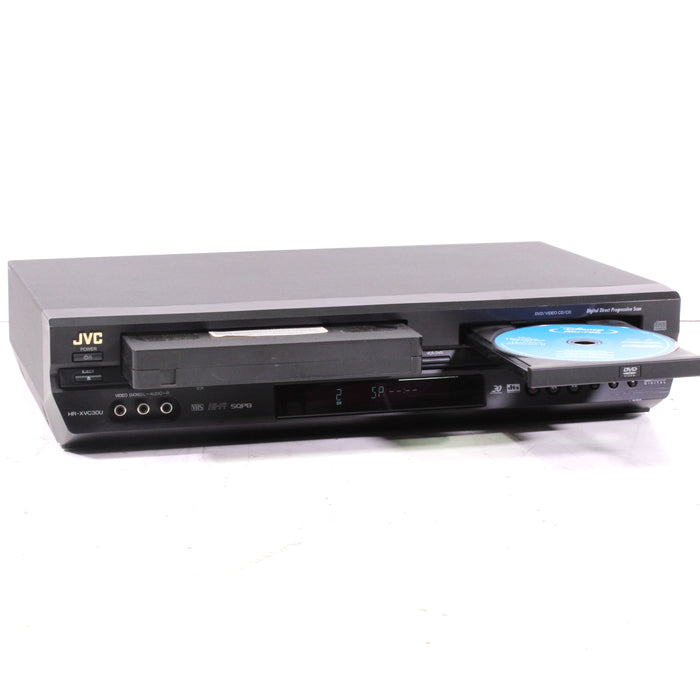 JVC HR-XVC30U DVD VCR Combo Player SVHS Playback (2003)-VCRs-SpenCertified-vintage-refurbished-electronics
