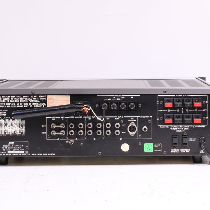 JVC JR-S300 Mark II Stereo Receiver with Phono (1978)-Audio & Video Receivers-SpenCertified-vintage-refurbished-electronics