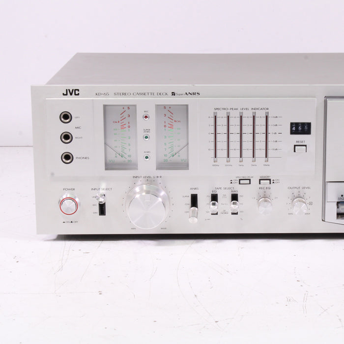 JVC KD-65 ANRS Stereo Cassette Deck (1978)-Cassette Players & Recorders-SpenCertified-vintage-refurbished-electronics