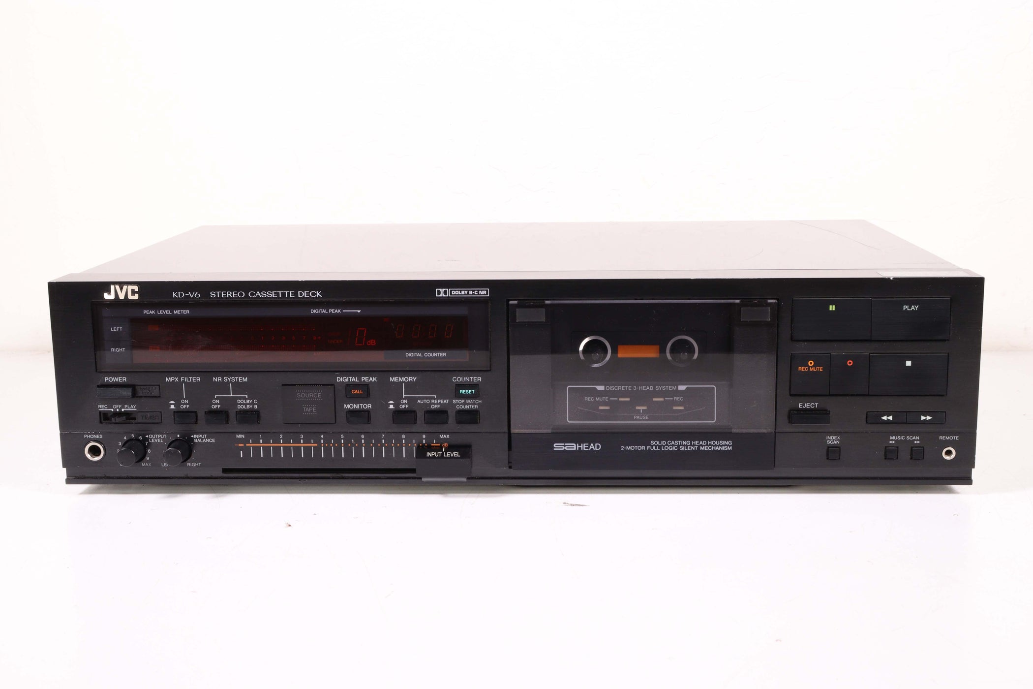 JVC KD-V6 Stereo Cassette Deck Player Recorder Discrete 3 Head System ...