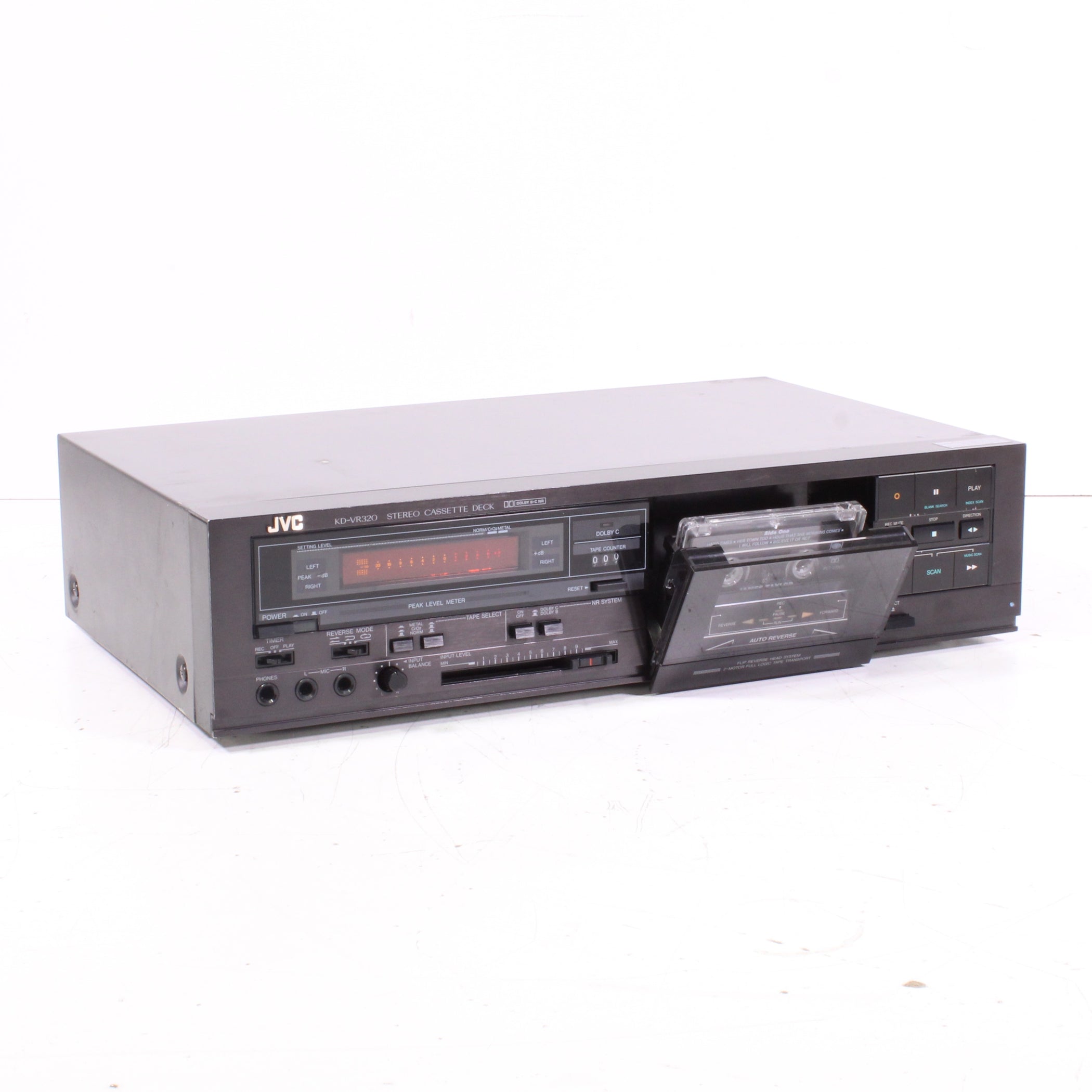JVC KD‑VR320J Stereo Cassette Deck 2‑Head Auto‑Reverse (1985-86 ...