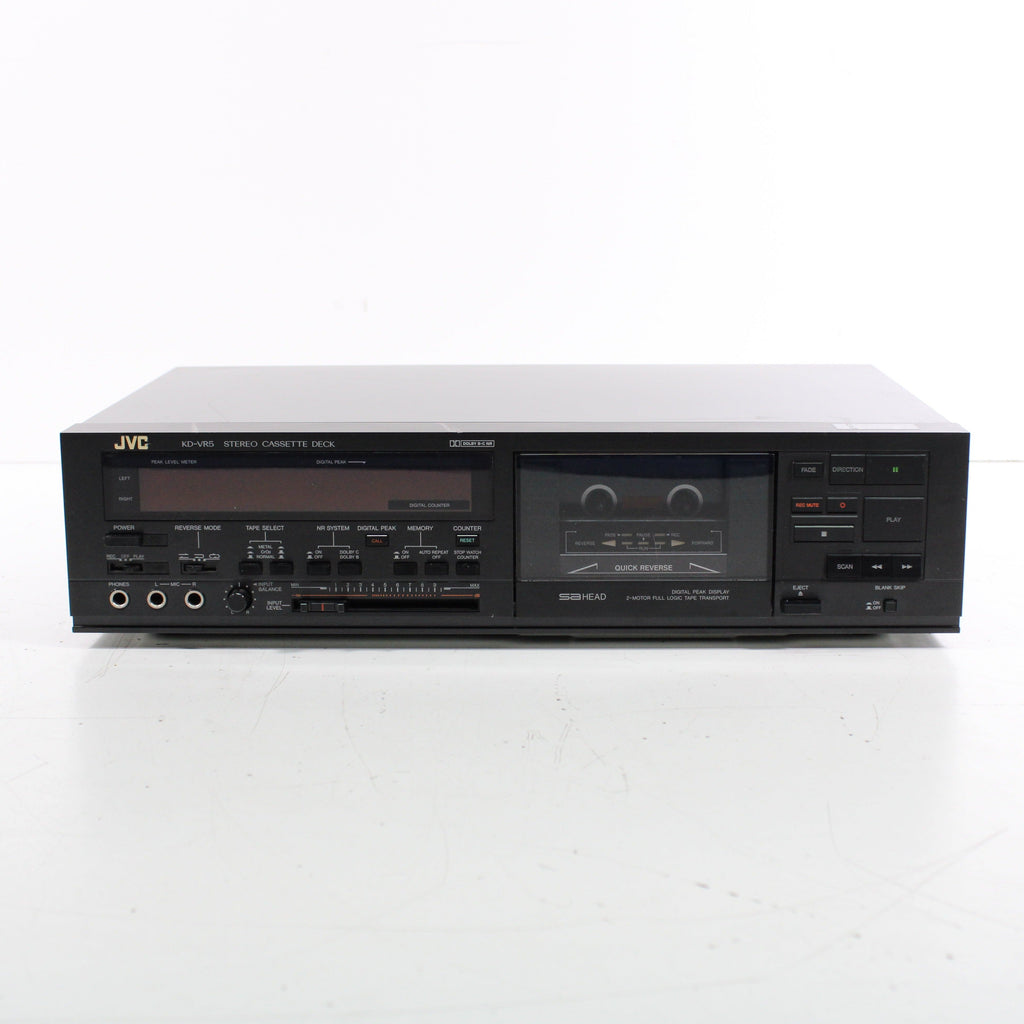 Jvc Kd Vr5 Single Stereo Cassette Deck Quick Reverse 1985