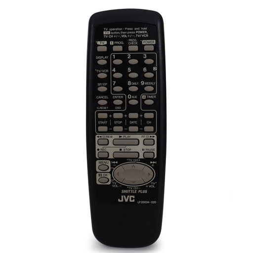 JVC LP20034-020 Shuttle Plus Remote Control for VCR HR-S5400U-Remote-SpenCertified-refurbished-vintage-electonics