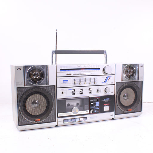 JVC PC-200JW Portable AM/FM Radio Stereo Cassette Boombox-Radios-SpenCertified-vintage-refurbished-electronics