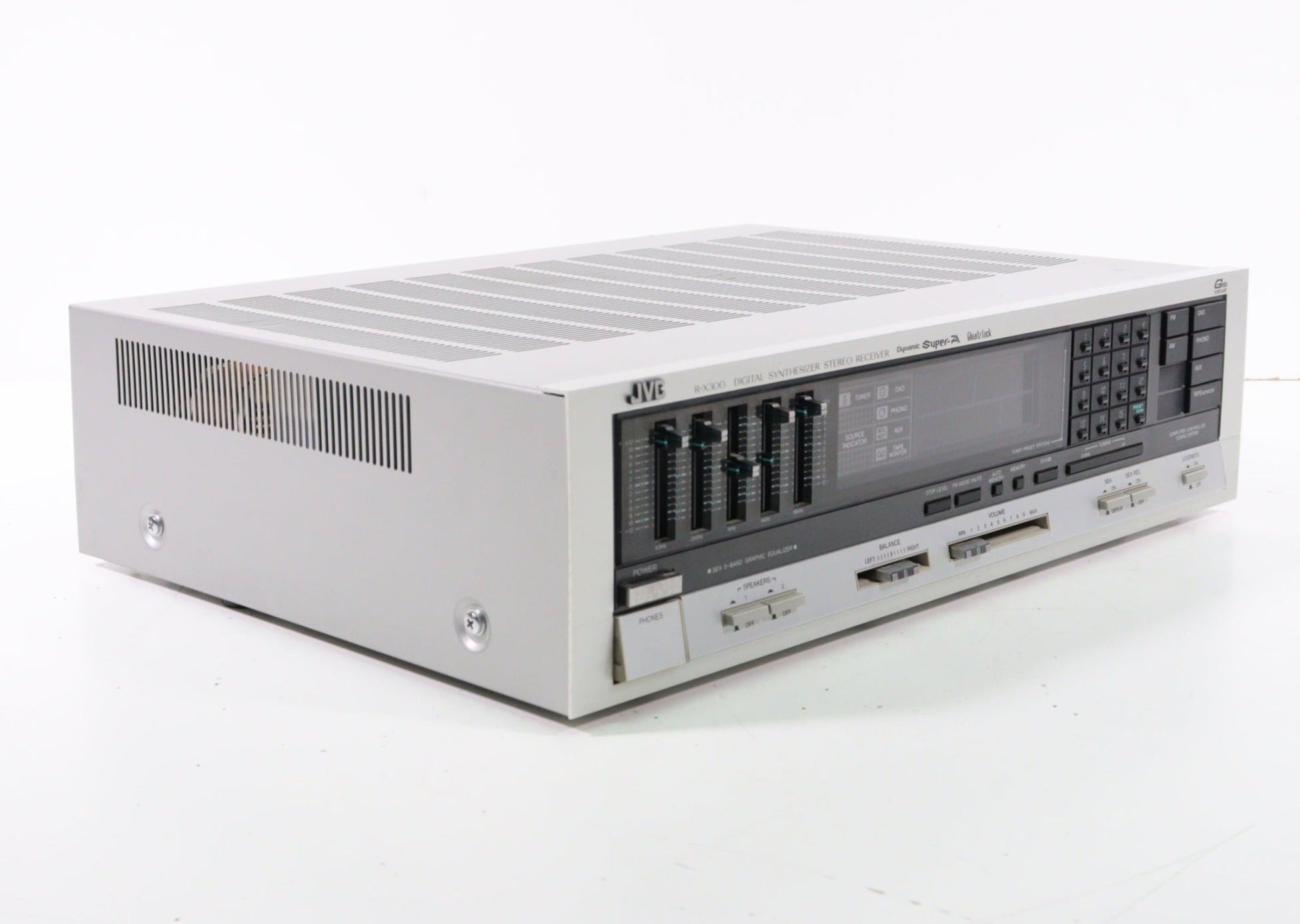 Jvc R X110 JVC R-X300 Digital Synthesizer AM FM Stereo Receiver with Quartz Lock ...