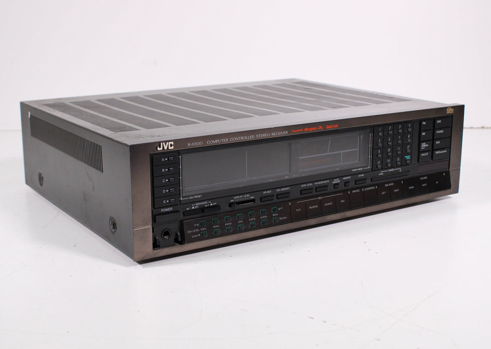 JVC R-X500 Computer Controlled Stereo Receiver (HAS ISSUES)-Audio & Video Receivers-SpenCertified-vintage-refurbished-electronics