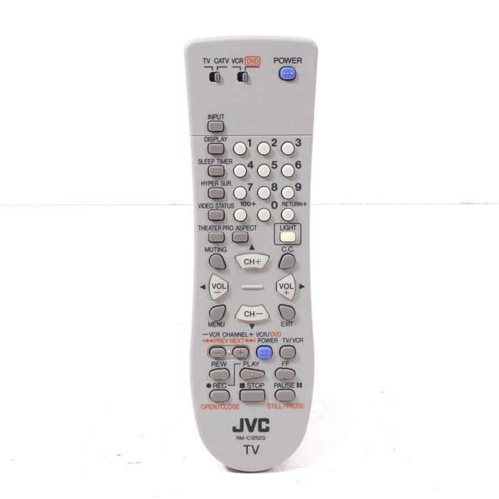JVC RM-C1252G Remote Control for TV AV-27F704 and More-Remote Controls-SpenCertified-vintage-refurbished-electronics