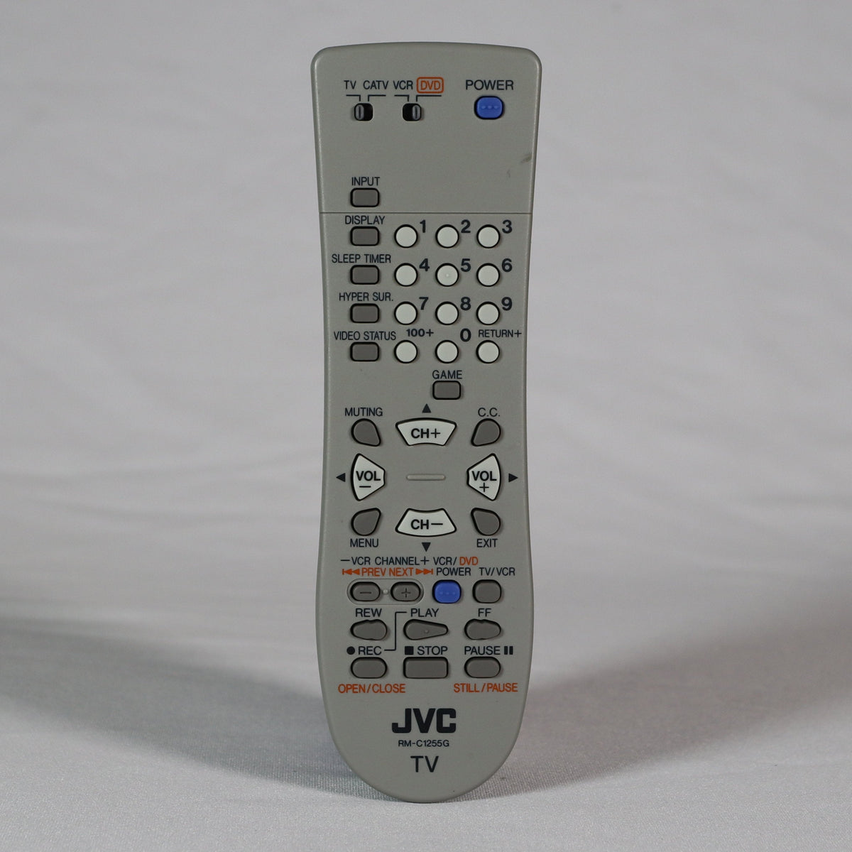 JVC RM-C1255G Remote Control for TV AV-27CF35 — SpenCertified