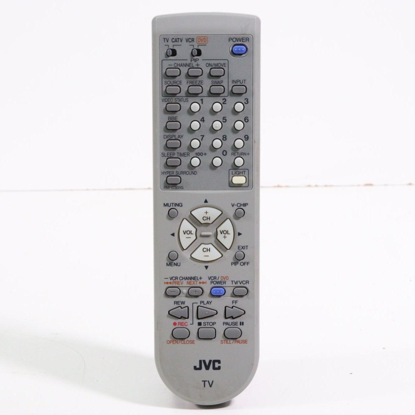 Jvc Grey Remote JVC RM-C301G Remote Control for TV AV-27D502 and More